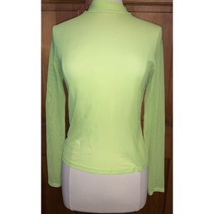 Neon Green Mesh Shirt